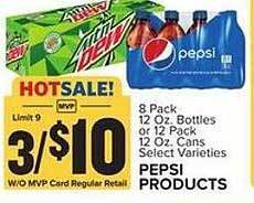 Food Lion Pepsi products offer
