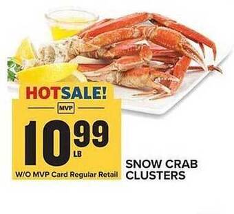 Food Lion Snow crab clusters offer