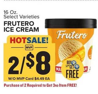 Food Lion Frutero ice cream offer