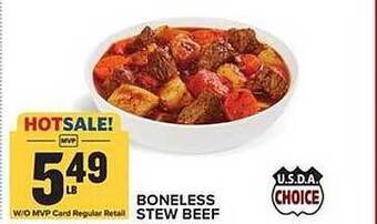 Food Lion Boneless stew beef offer