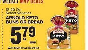 Food Lion Arnold keto buns or bread offer