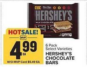 Food Lion Hershey's chocolate bars offer
