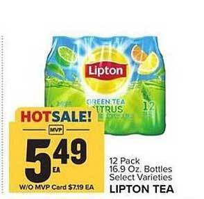 Food Lion Lipton tea offer