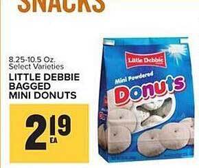 Food Lion Little debbie bagged mini donuts offer