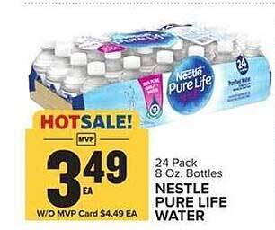 Food Lion Nestle pure life water offer