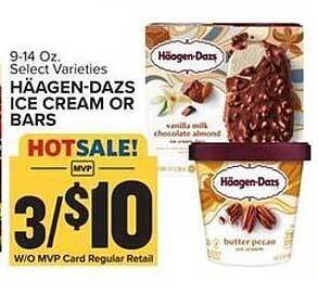 Food Lion Häagen-dazs ice cream or bars offer