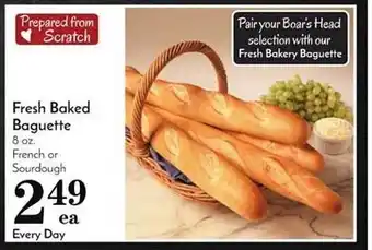 Pavilions Fresh baked baguette offer