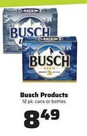 County Market Busch products offer