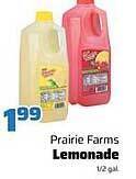 County Market Prairie farms lemonade offer