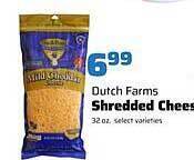 County Market Dutch farms shredded cheese offer
