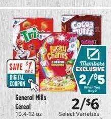 Brookshire Brothers General mills cereal offer