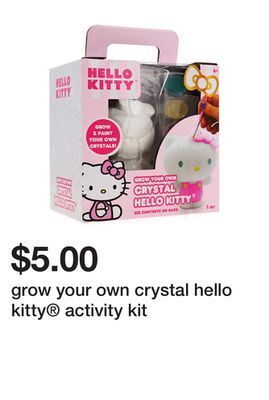 Five Below Grow your own crystal hello kitty® activity kit offer