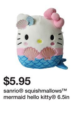 Five Below Sanrio® squishmallows™ mermaid hello kitty® 6.5in offer