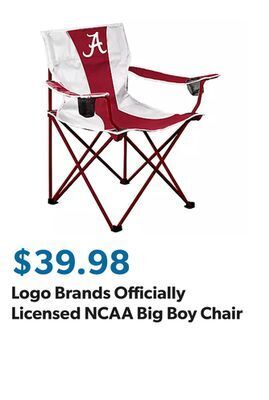 Sam's Club Logo brands officially licensed ncaa big boy chair offer