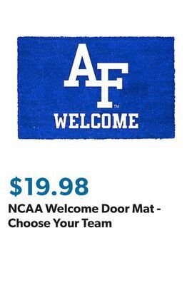 Sam's Club Ncaa welcome door mat - choose your team offer