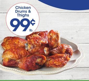 Price Rite Chicken drums & thighs offer