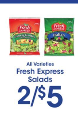 Price Rite Fresh express salads offer