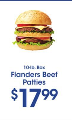 Price Rite Flanders beef patties offer