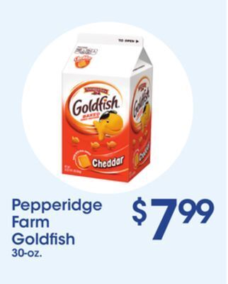Price Rite Pepperidge farm goldfish offer
