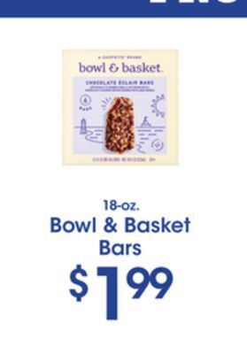 Price Rite Bowl & basket bars offer