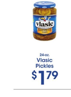 Price Rite Vlasic pickles offer
