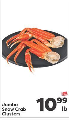 Weis Markets Jumbo snow crab clusters offer