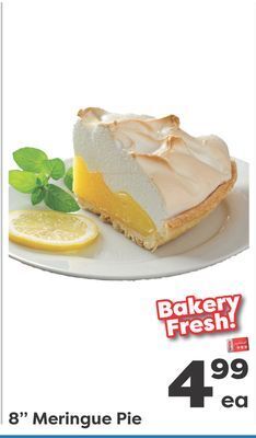 Weis Markets 8" meringue pie offer