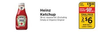 ShopRite Ketchup offer