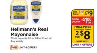 ShopRite Real mayonnaise offer