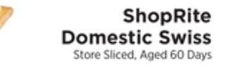 ShopRite Domestic swiss offer