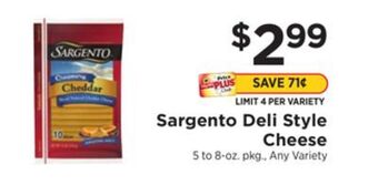 ShopRite Deli style cheese offer