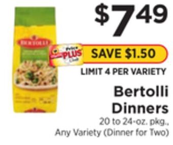 ShopRite Dinners offer
