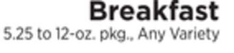 ShopRite Breakfast offer