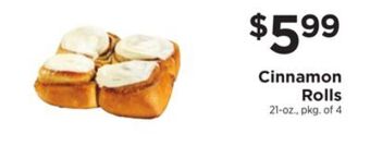 ShopRite Cinnamon rolls offer
