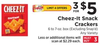 ShopRite Snack crackers offer