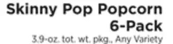 ShopRite Pop popcorn 6-pack offer