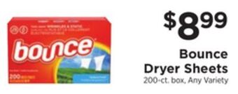 ShopRite Dryer sheets offer