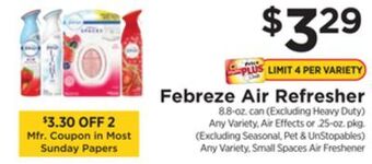 ShopRite Air refresher offer
