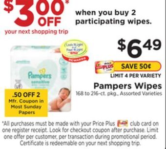 ShopRite Wipes offer
