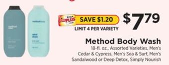ShopRite Body wash offer