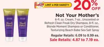 ShopRite Not your mother's offer
