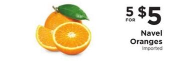 ShopRite Navel oranges offer