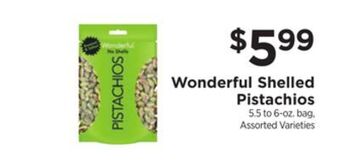 ShopRite Shelled pistachios offer