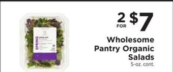 ShopRite Organic salads offer
