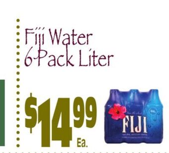 Wild By Nature Fiji water offer