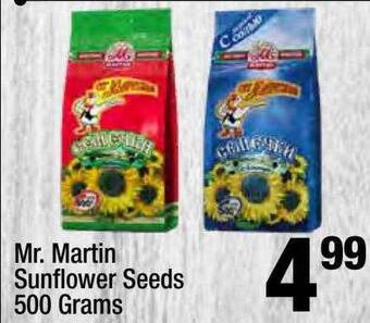 Super King Markets Mr. martin sunflower seeds offer