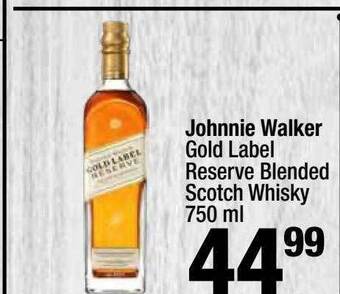 Super King Markets Johnnie walker gold label reserve blended scotch whisky offer