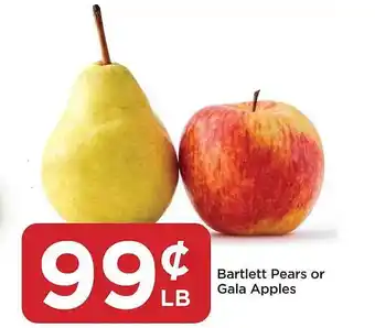 Food 4 Less Bartlett pears or gala apples offer