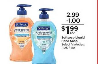 Food 4 Less Softsoap liquid hand soap offer