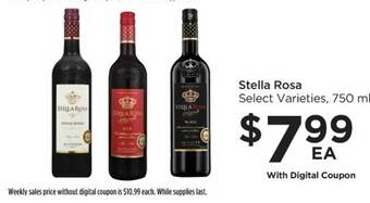 Food 4 Less Stella rosa offer